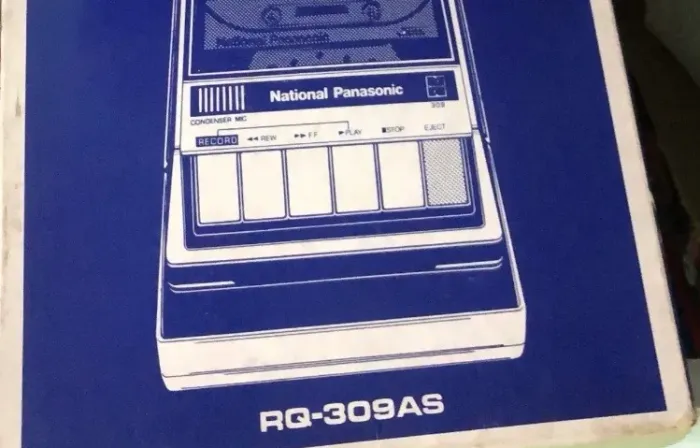 Gravador Panasonic na caixa 