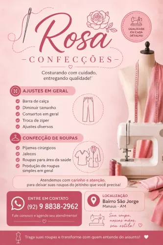 Costura/Ajustes em geral - São Jorge