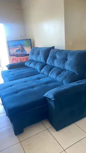 Sofá retrátil reclinável