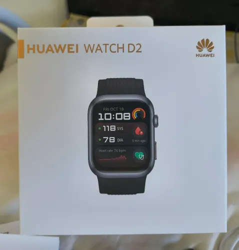 Smartwatch D2 Huawei tela de 1.82" com pulseira de fluoroelastómero