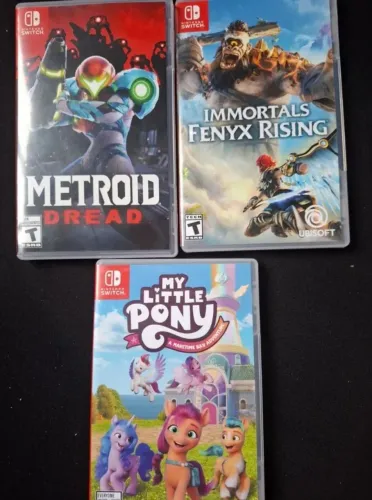 Kit com 3 jogos