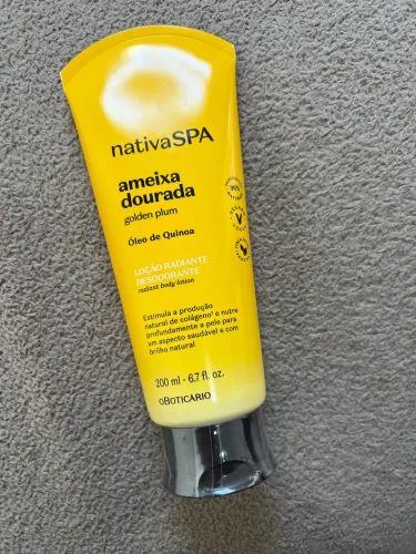 Hidratante Corporal O Boticário Nativa Spa Ameixa Dourada de 200ml 