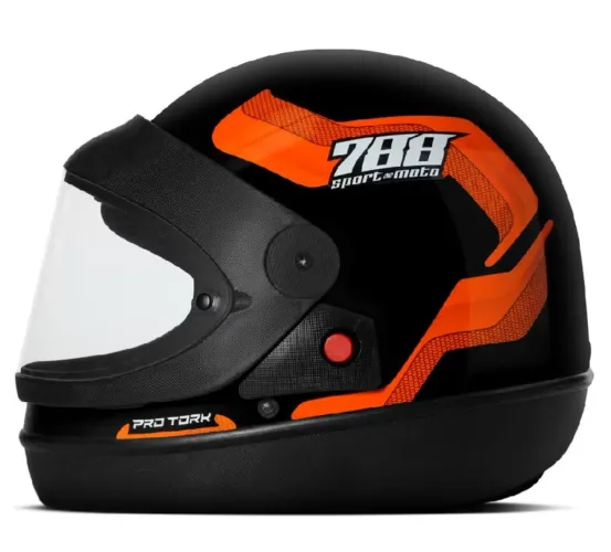 Capacete 58 e 60 Fechado Pro Tork Tipo San Marino Novo Lacrado Na Caixa