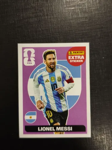 Cromo Panini Messi (ROXO)