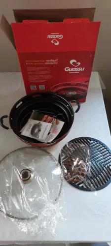 Gril original Guassu . Churrasqueira de fogão a gás