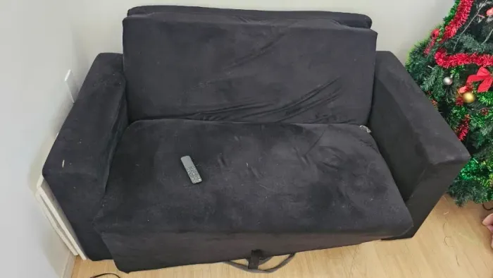 Sofá cama preto