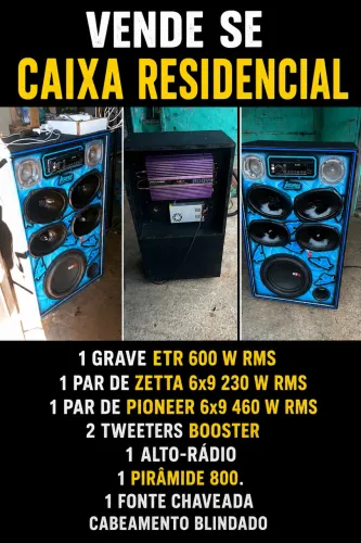 Caixa de som residencial