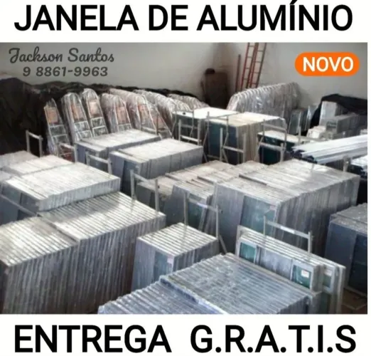 Janela de Alumínio Cor N.A.T.U.R.A.L P.r.o.m.o.ç.ã.o