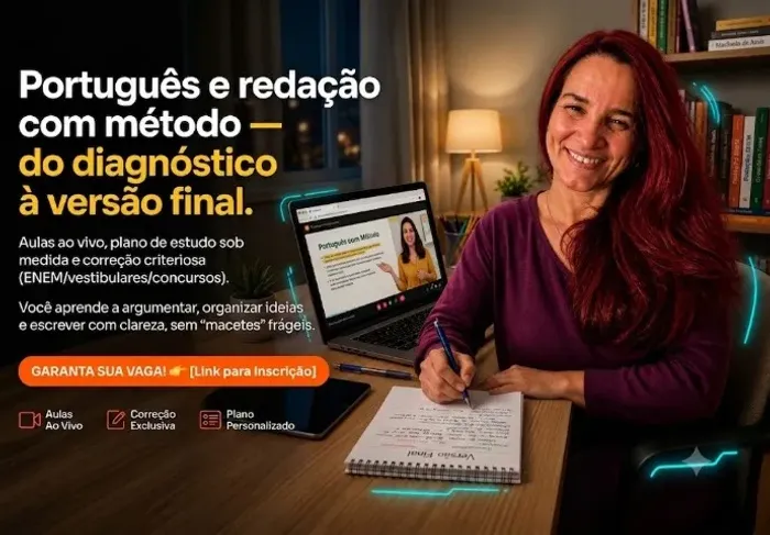? Letras e Letras: Português e redação com método ? do diagnóstico à versão final.