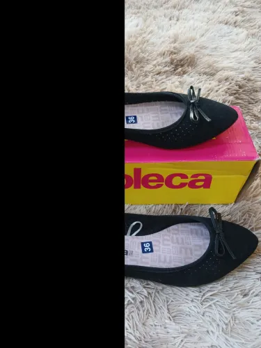Sapatilha moleca 36 preta 