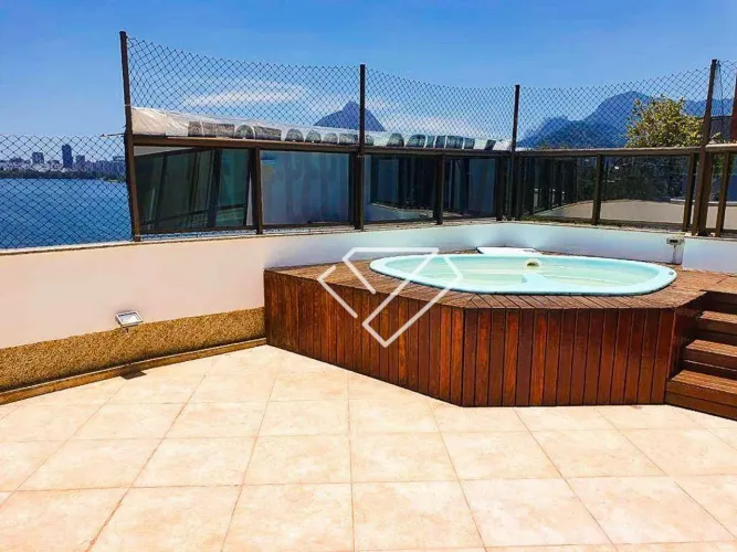 Cobertura com 4 quartos à venda, 317 m² por R$ 6.800.000 - Lagoa - Rio de Janeiro/RJ