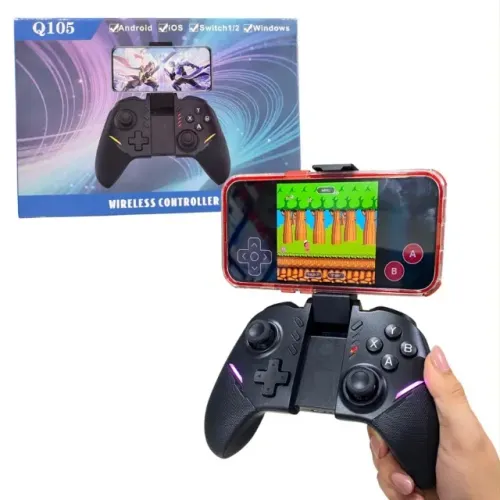 Controle Gamepad Wireless Bluetooth P/ Celular Q105 *ENTREGA GRÁTIS*