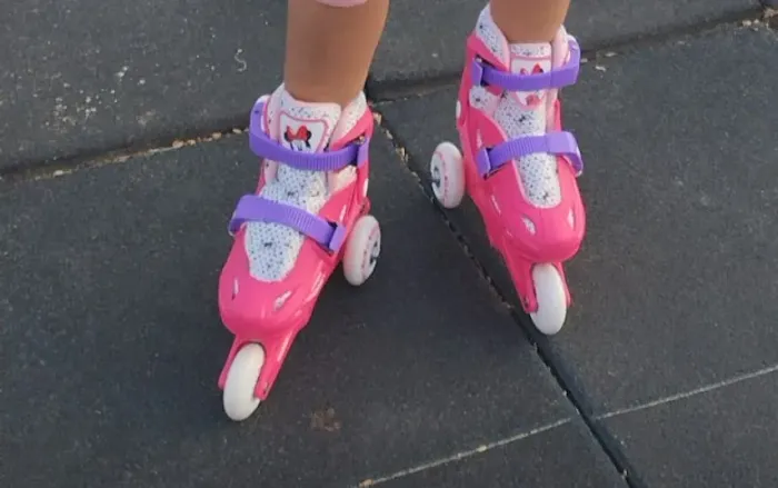 Patins Minnie ajustável 31-34 Tri-Line e Inline