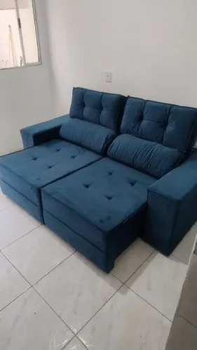 Sofá retratil reclinavel