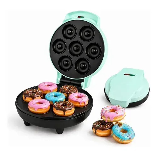 Mini Máquina De Fazer Donuts Rosca 7 Furos 