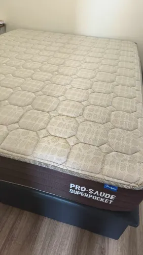 Cama Queen box baú duplo 