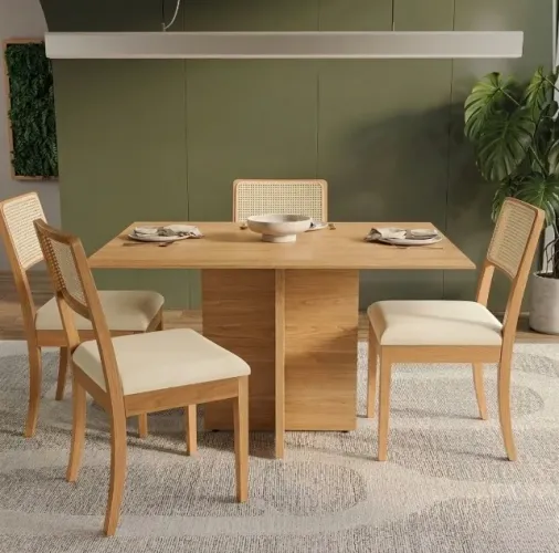 Conjunto de Jantar Laverna 4 Lugares