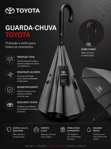 GUARDA CHUVA TOYOTA
