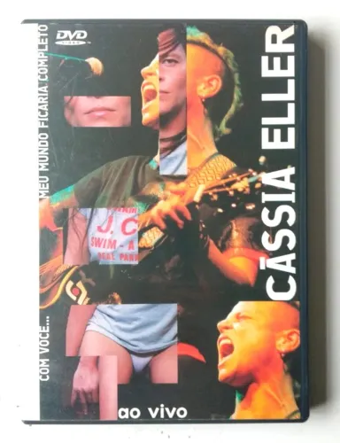 DVD Música - Cássia Eller - Álbum: Com Você... Meu Mundo Ficaria Completo - 2000 - Usado