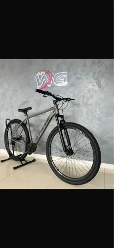 Bicicleta aro 29 quadro alumínio nova 