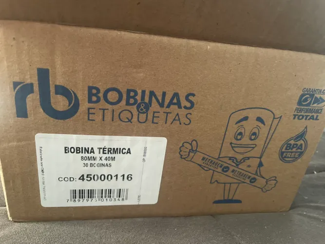 Bobina Térmica 80 x 40