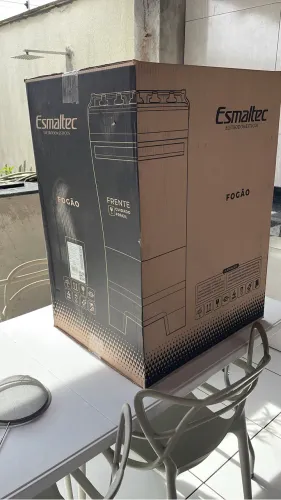 Fogão esmaltec Branco 4 bocas