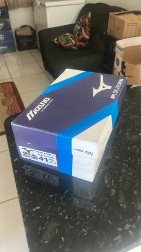 Mizuno Wave Prophecy 14 na cor azul marinho tamanho 41
