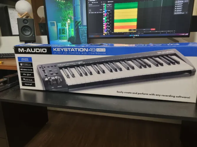 CONTROLADOR MIDI M-AUDIO KEYSTATION 49 ? EXCELENTE ESTADO
