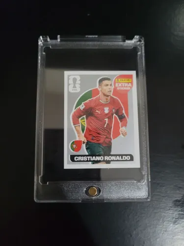 Figurinha Cristiano Ronaldo PRATA Panini