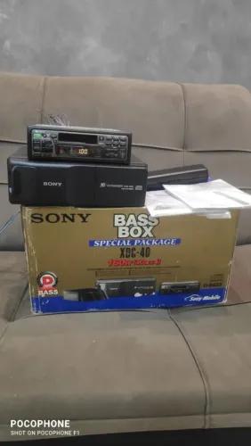 Toca fitas Sony e disqueteira combo XDC-40 EDICAO ESPECIAL