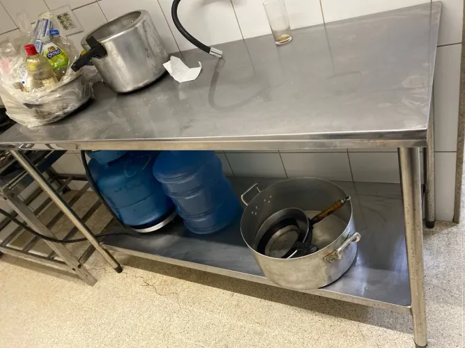 Bancada de inox