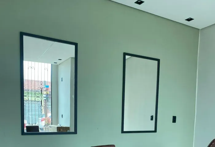 Espelhos de barbearia ou salão 