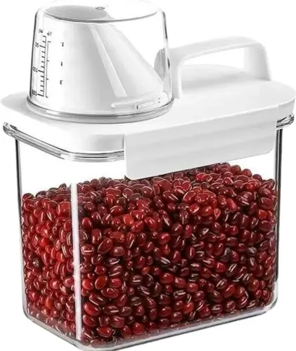 Pote hermetico com pote medidor 1100ml