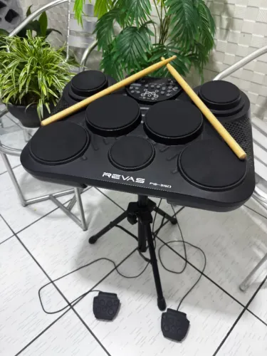 Bateria Eletronica Portatil Revas Pb-350 