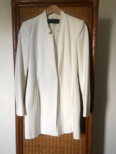 Casaco off white Zara 