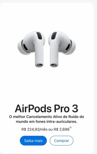 APPLE AIRPODS PRO 3 - ORIGINAL APPLE