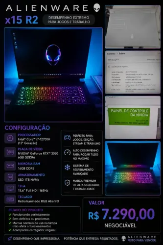 Notebook Alienware Gamer