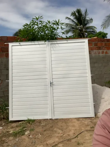 Portão alumínio e galvanizado