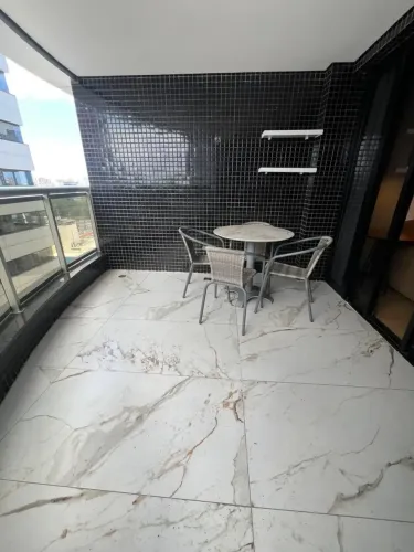 Apartamento quarto e sala mobiliado para alugar no Salvador Prime, Caminho das Árvores, Sa