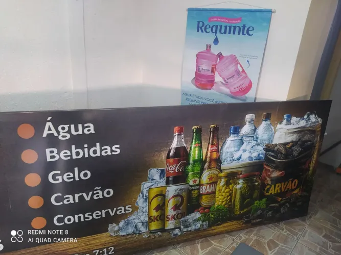 Armação para placa comercial