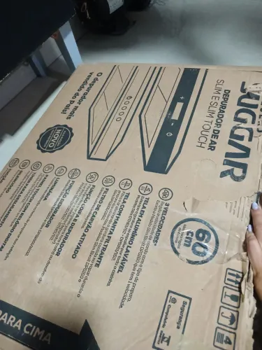 Depurador de ar Slim 60cm prata Suggar