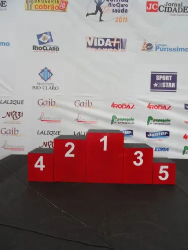 Somente venda Podios metalicos de posição