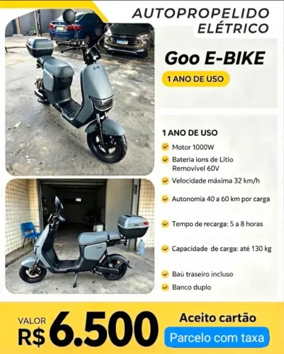 Scooter elétrica Goo Rapid 1000W