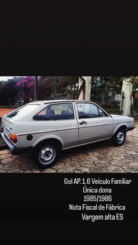Volkswagen Gol CLI / CL/ Copa/ Stones 1.6 (álcool) 1986