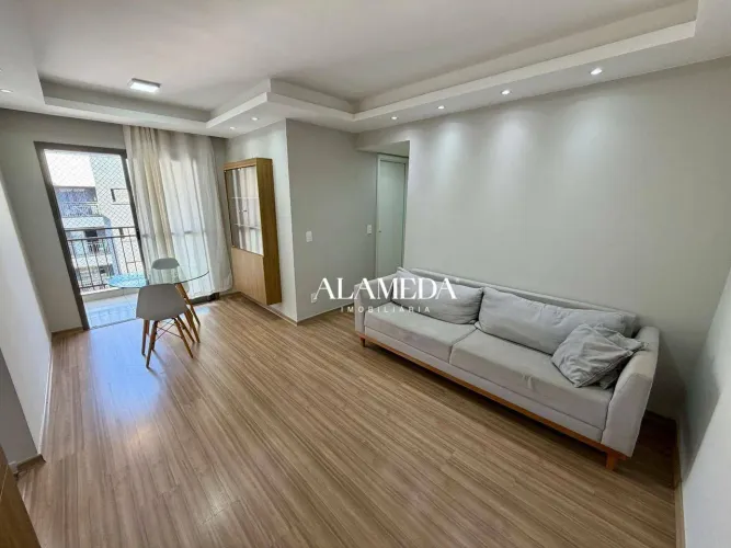 Apartamento com 2 Quartos com Armário na Cozinha Sacada com Churrasqueira para alugar, R$ 