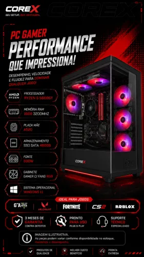 Pc Gamer Ryzen 5 5600gt