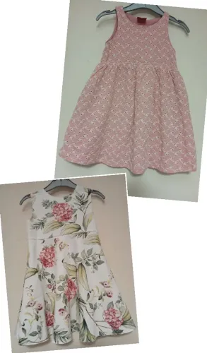 Kit 2 vestidos infantil Tam 3