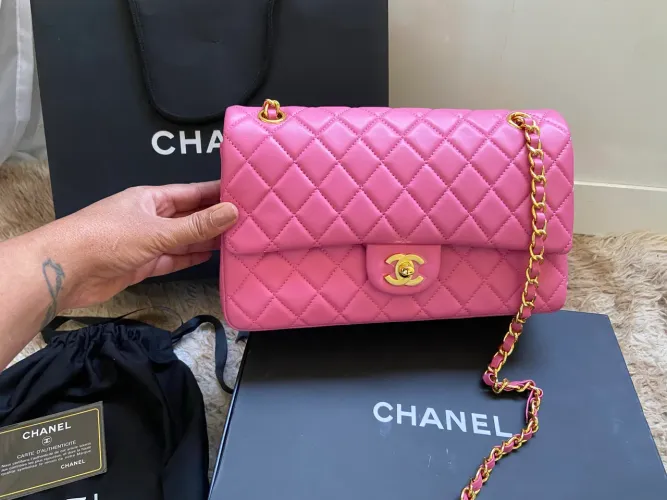 Bolsa Chanel rosa