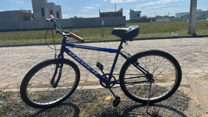 Bicicleta Aro 26 Masculina Azul Usada - R$ 300 no Pix
