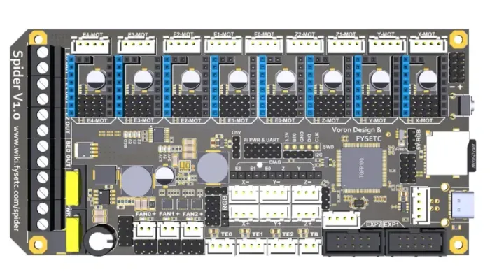 placa-mãe com controlador de 32bit Fysetc spider